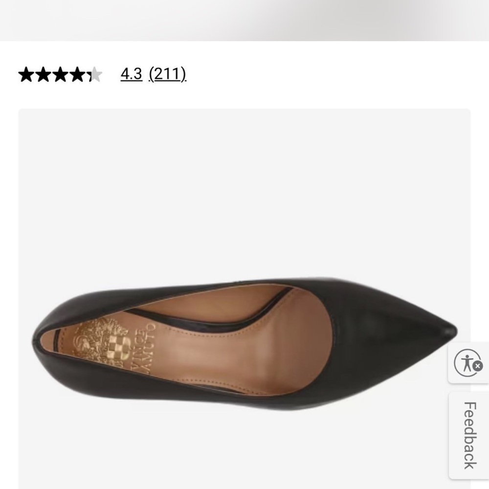 Vince Camuto Black Heels